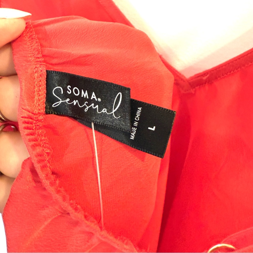 Soma Red Women's Top - Picture 9 of 15